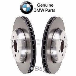 For BMW F10 F12 F13 F06 Pair Set of Front Left & Right Disc Brake Rotors Genuine