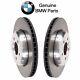 For Bmw F10 F12 F13 F06 Pair Set Of Front Left & Right Disc Brake Rotors Genuine