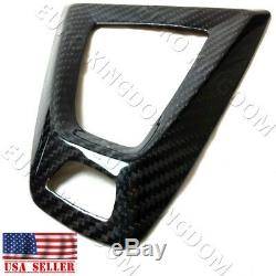 For BMW F80 M3 F82 M4 Gloss Real Carbon Fiber CF DCT Shifter + Base Trim Cover