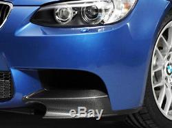 For BMW M3 E90 E92 E93 Real Carbon Fiber Front Bumper Splitter Spoiler 3 Series