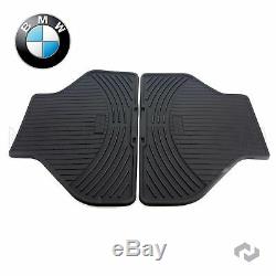For BMW X5 X6 Front & Rear All Weather Rubber Black Floor Mat Set Genuine