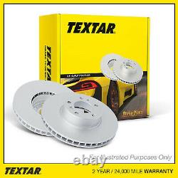 For BMW X6 E71 xDrive35i Genuine OE Textar Front Vented Coated Brake Discs