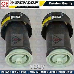 For Bmw X5 E70 X6 E71 X5m X6m Rear Air Suspension Bags Genuine Dunlop Pair Lh Rh