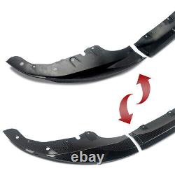 Front Splitter For BMW 4 Series G22 G23 M Sport Spoiler Lip 2021+ Carbon Painted