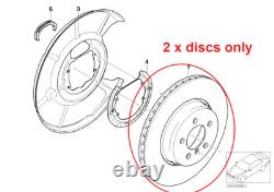 GENUINE BMW G05, G01, G20, G32 Brake Discs 34108853555. FRONT PAIR. 5X