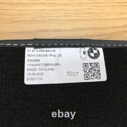 GENUINE BMW G60 G61 M Performance Velour Floor Mats 51475A898A0 RHD SET OF 4 23E