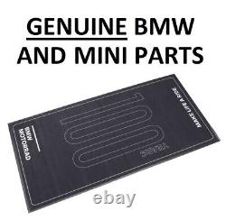 GENUINE BMW MOTORRAD Garage Mat, 77025A5E6D8. 100 Year Anniversary Edition. 19X