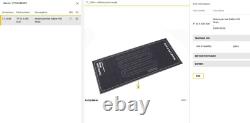 GENUINE BMW MOTORRAD Garage Mat, 77025A5E6D8. 100 Year Anniversary Edition. 19X