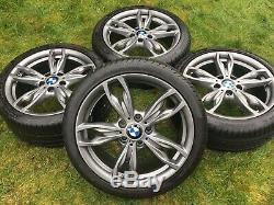 Genuine 18 Bmw 1 Series 135i 235i M Sport Alloy Wheels With Tyres Staggered