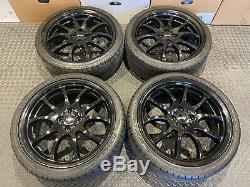 Genuine 18 Jcw Mini Cooper Alloy Wheels Black Bmw Mini R105 Rims Gp R50 R53 R56