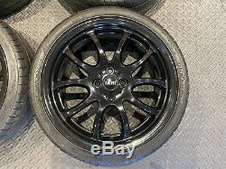 Genuine 18 Jcw Mini Cooper Alloy Wheels Black Bmw Mini R105 Rims Gp R50 R53 R56