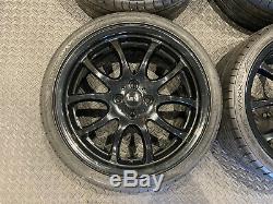 Genuine 18 Jcw Mini Cooper Alloy Wheels Black Bmw Mini R105 Rims Gp R50 R53 R56