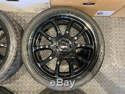 Genuine 18 Jcw Mini Cooper Alloy Wheels Black Bmw Mini R105 Rims Gp R50 R53 R56