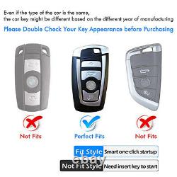 Genuine 3D Carbon Fibre Keyless Smart Key Case Cover BMW 1 2 3 4 5 6 7 Series X4