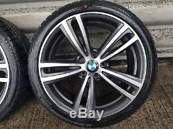Genuine BMW 3 4 Series 19 442 M sport Alloy Wheels & New Tyres F30 31 32 33