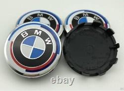 Genuine BMW 50 Years of M Heritage Motorsport 56mm Wheel Centre Set 36125A57484