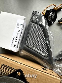 Genuine BMW 5 Series F10 F11 Harman Kardon Tweeters + Speakers Cover Set Upgrade