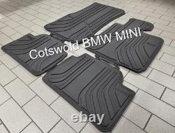 Genuine BMW F20 1 Series RHD Rubber Car Mats Front Rear 51472339848 210210