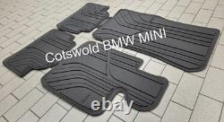 Genuine BMW F20 1 Series RHD Rubber Car Mats Front Rear 51472339848 210210