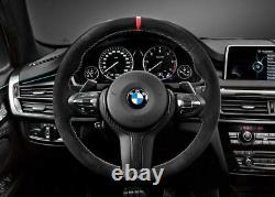 Genuine BMW F30 F32 F33 F22 M Performance Alcantara Steering Wheel II Red Stripe
