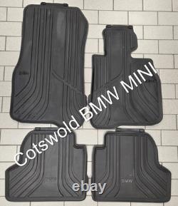 Genuine BMW F32 4 Series Coupe RHD Rubber Car Mats Front Rear 51472285311