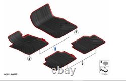 Genuine BMW F36 4 Series Coupe Tailored Rubber Car Mats Front Rear 51472285311