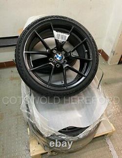 Genuine BMW F87 M2 19 763M Black M Performance Wheel and Tyre Set 36115A23270