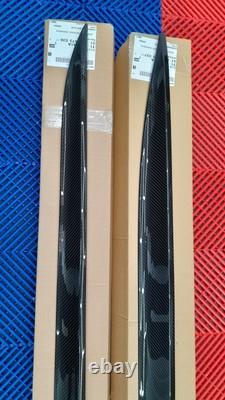 Genuine BMW G22 Carbon Fibre Side Skirts Rocker Cover Pair 51192473036/37 New