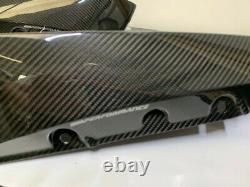 Genuine BMW M5 F90 Performance carbon fibre front splitter fins (one pair)