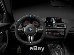 Genuine BMW M Performance Carbon/Alcantara Flat Bottom Steering Wheel M2 M3 M4