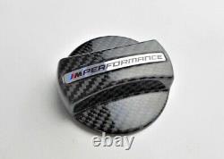 Genuine BMW M Performance Fuel Filler Cap Cover Carbon 16112472988 New