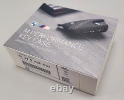 Genuine BMW M Performance Key Cover / Case Black Alcantara / Carbon 82295A56C32