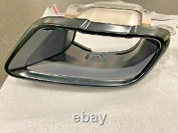 Genuine BMW Matt Black M Performance Tailpipe Trim Set X5 X6 X7 2464503