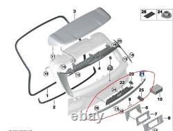 Genuine BMW Shadow Line High Gloss Tailgate Boot Trim Strip X7 51138745726