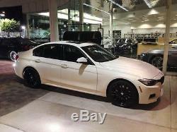 Genuine Bmw 3 Series 403m Sport F30/31 Black 19inch Alloy Wheels+new Tyres X4