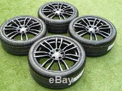 Genuine Bmw 3 Series 403m Sport F30/31 Black 19inch Alloy Wheels+new Tyres X4