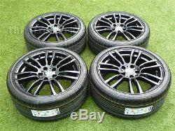 Genuine Bmw 3 Series 403m Sport F30/31 Black 19inch Alloy Wheels+new Tyres X4