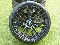 Genuine Bmw 3 Series 403m Sport F30/31 Black 19inch Alloy Wheels+new Tyres X4