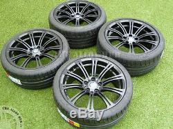Genuine Bmw M3 E90/2/3 19inch 220m Sport Satin Black Alloy Wheels+michelin Tyres
