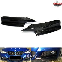 Genuine Carbon Fibre Front Bumper Diffuser Splitter For 11+ BMW F30 F31 M Sport