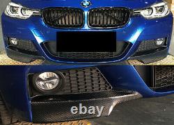 Genuine Carbon Fibre Front Bumper Diffuser Splitter For 11+ BMW F30 F31 M Sport
