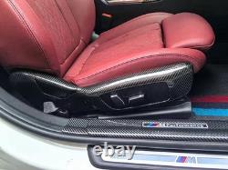 Genuine Carbon Fibre Side Seat Cover Trims BMW 3 4 Series G20 G21 G22 G23 G26