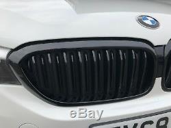 Genuine M Performance BMW 5 Series Gloss Black Kidney Grilles G30/G31 2430993/4