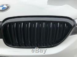Genuine M Performance BMW 5 Series Gloss Black Kidney Grilles G30/G31 2430993/4