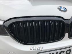 Genuine M Performance BMW 5 Series Gloss Black Kidney Grilles G30/G31 9626586/7