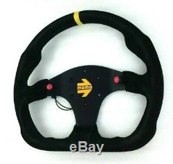 Genuine Momo Model Mod. 30 black suede steering wheel 320mm. Track race rally etc