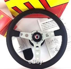 Genuine Momo Prototipo steering wheel and hub boss kit. For BMW Alpina with horn