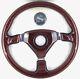 Genuine Momo Veloce S 350mm Wood Steering Wheel. New Old Stock. Rare! 18a