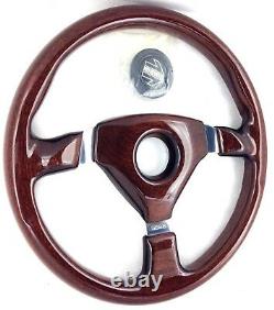 Genuine Momo Veloce S 350mm Wood steering wheel. New Old Stock. Rare! 18A