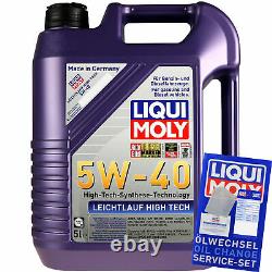 Inspektionskit Filter Liqui Moly Oil 6L 5W-40 for BMW 3er E46 320d 318d 318td